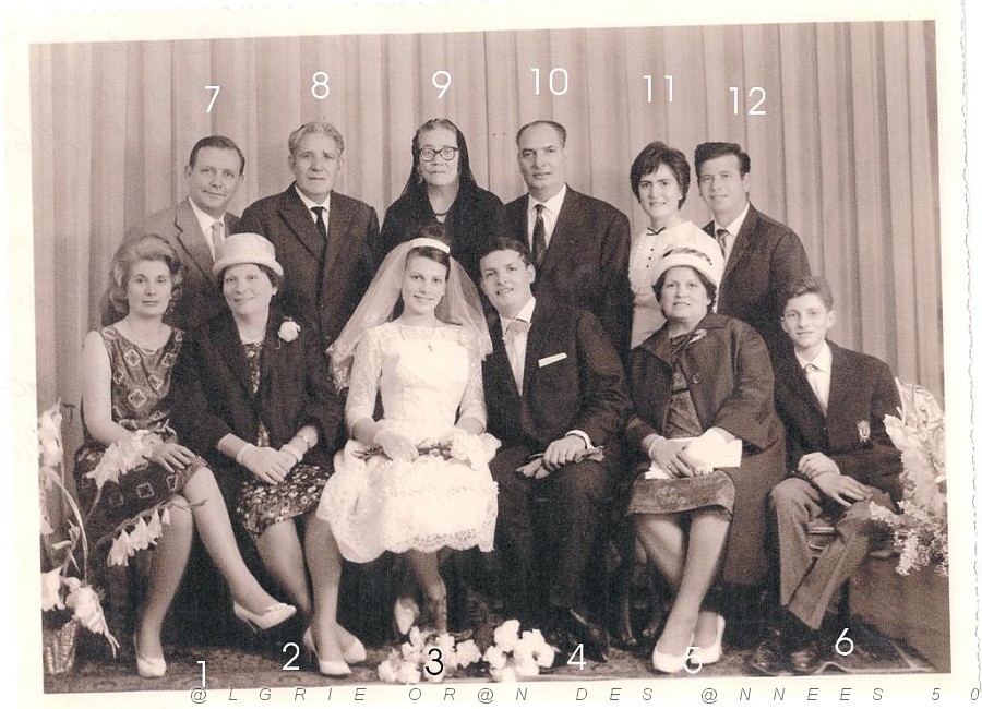 MARIAGE COLMAR 27 JUILLET 1963 JOSETTE NADAL ET RAYMOND MASEGOSA.JPG